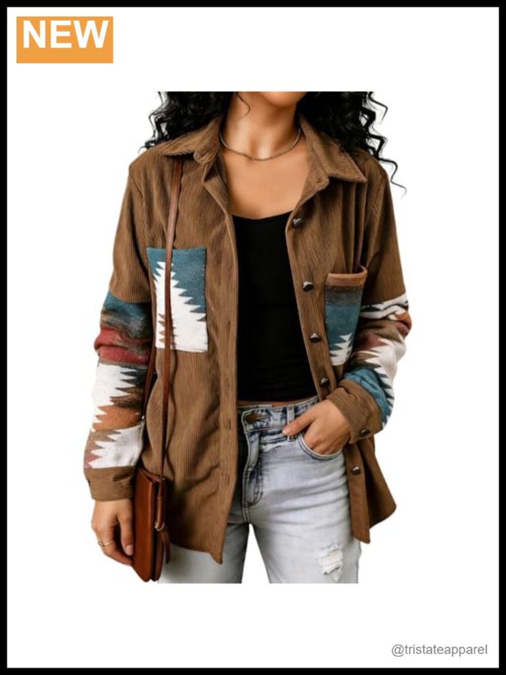 Womens Plaid Corduroy Shacket Oversized Button Down Long Sleeve Flannel Shirt